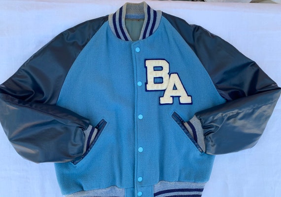 70s Lettermen bomber jacket BA patch