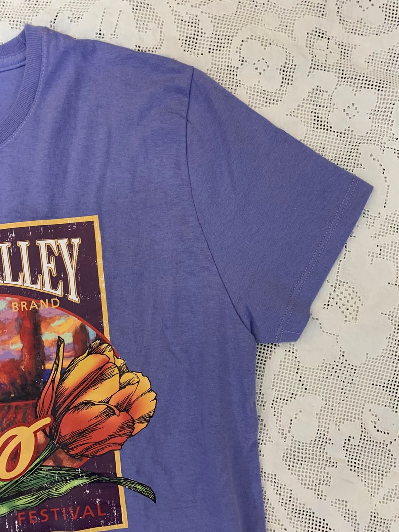 Skagit Valley Tulip Festival purple T-shirt flower fields