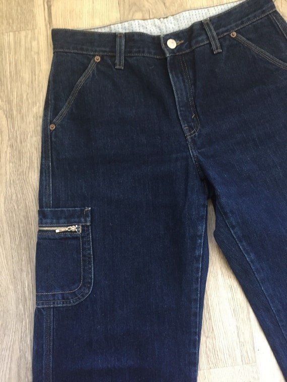 levis back zipper jeans