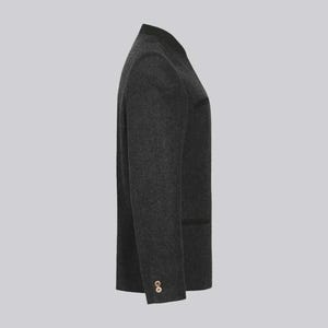 Bavarian Trachten Jacket Men Traditional German Wool Coat Oktoberfest Outfit Alpine Hunting Blazer Vintage Style image 4