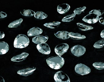 Topaz pear gemstone,faceted teardrop,teardrop gemstone,jewelry making sale,wholesale jewelry,blue topaz gemstones  - AA Quality