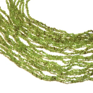 Peridot chips,tiny chip beads,gemstone beads,August birthstone beads,natural beads,jewelry making supplies,chip gemstone beads, AA Quality