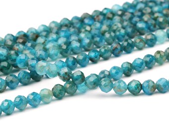 Apatite Round Beads,Faceted beads,gemstone beads,semiprecious beads,Apatite beads,natural stone beads,loose beads diy,AA Quality