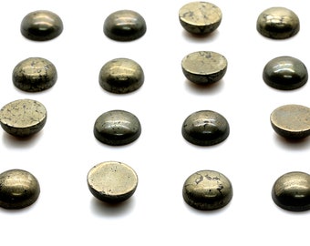 10mm Round Pyrite Cabochon Smooth Loose Natural Gemstone Bulk Sale DIY Jewelry 10mm Round Pyrite Cabochon Smooth Loose Natural Gemstone Bulk Sale DIY Jewelry