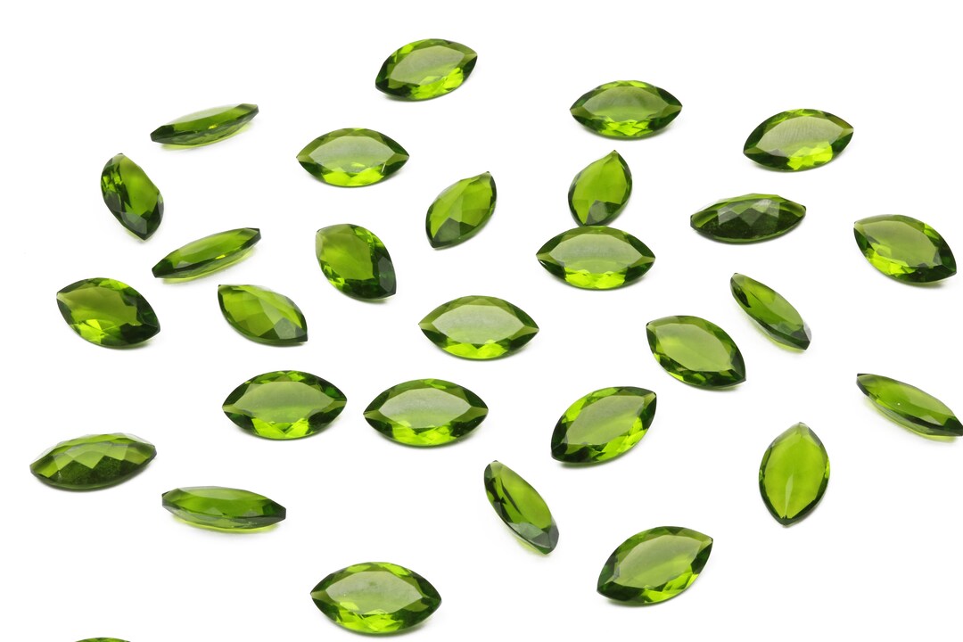 Amazing Peridot Color Stone,green Peridot,marquise Gemstone,faceted ...