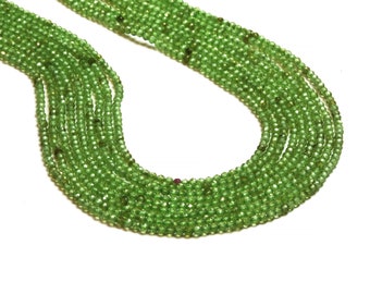 Peridot beads,natural faceted peridot beads,green beads,August birthstone beads,tiny beads,small beads,2mm beads,3mm beads