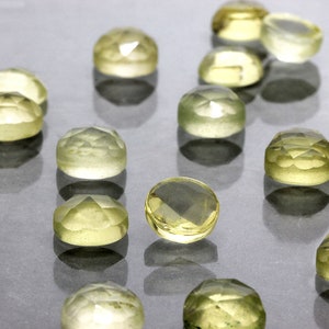 Small lemon quartz cabochon,small cabochons,custom cut cabochons,gemstone cabochons,natural gems,loose gemstones - AA Quality