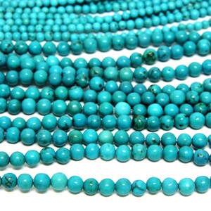 Small Turquoise beads,magnesite beads,gemstone beads,round beads,stone beads,jewelry making beads,turquoise stone  - 16&quot; Strand