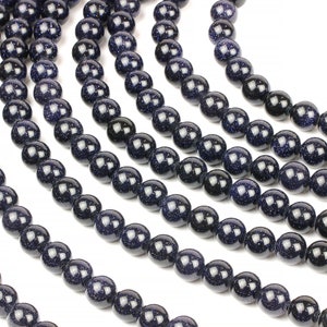 Blue goldestone beads,dark blue beads,jewelry making diy,jewelry supplies,beads strands sale,wholesale beads,round beads - 16&quot; Strand