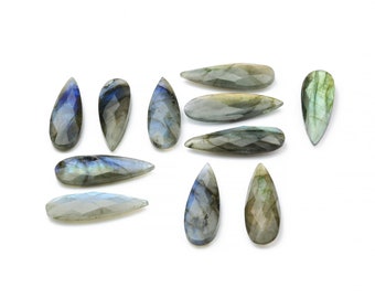 High quality Labradorite gemstone,briolette stone,long blue flash gemstone,statement gemstone,shifting color stone,diy stones - AA Quality