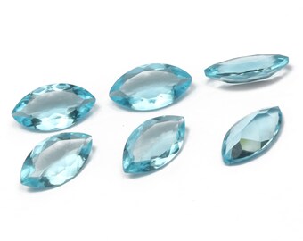 Large topaz,blue gemstone,marquise cut gem,blue topaz diy,marquise faceted topaz,semiprecious stone,natural stones,lab created stones