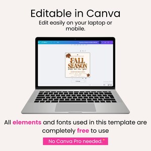 September Booking Flyer, September flyer, Fall Booking Flyer, September Books Open, Wig Install, Lash Nail Braids Flyer, Editable in Canva image 5