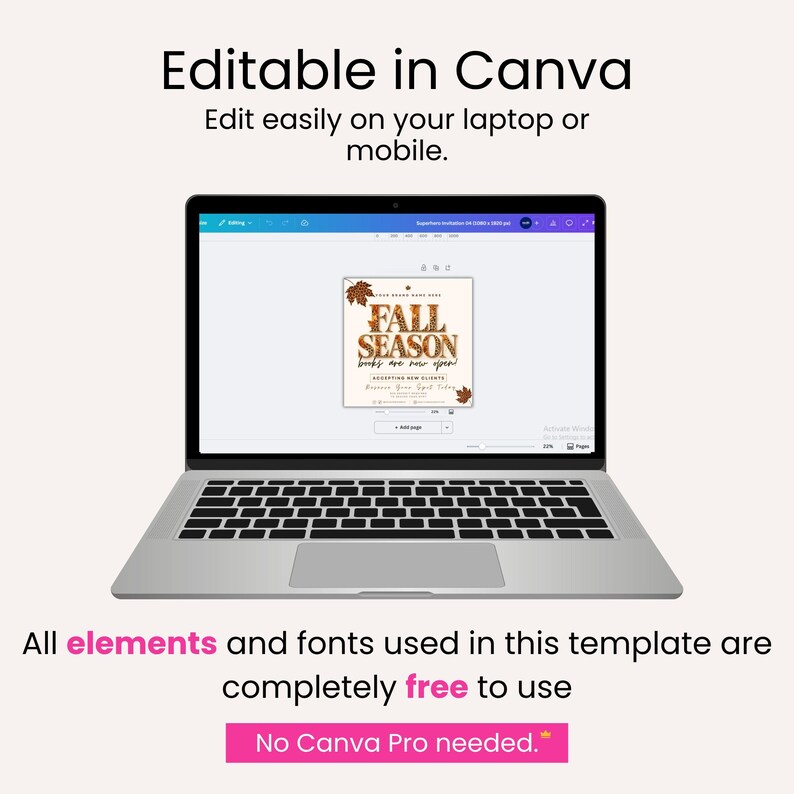September Booking Flyer, September flyer, Fall Booking Flyer, September Books Open, Wig Install, Lash Nail Braids Flyer, Editable in Canva image 5