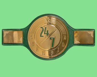 24/7 Wrestling Gürtel Replik Titel Gürtel Erwachsene Größe 2 MM,Lederband