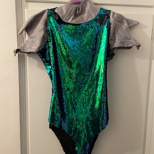 shiny Sequin leotard costume