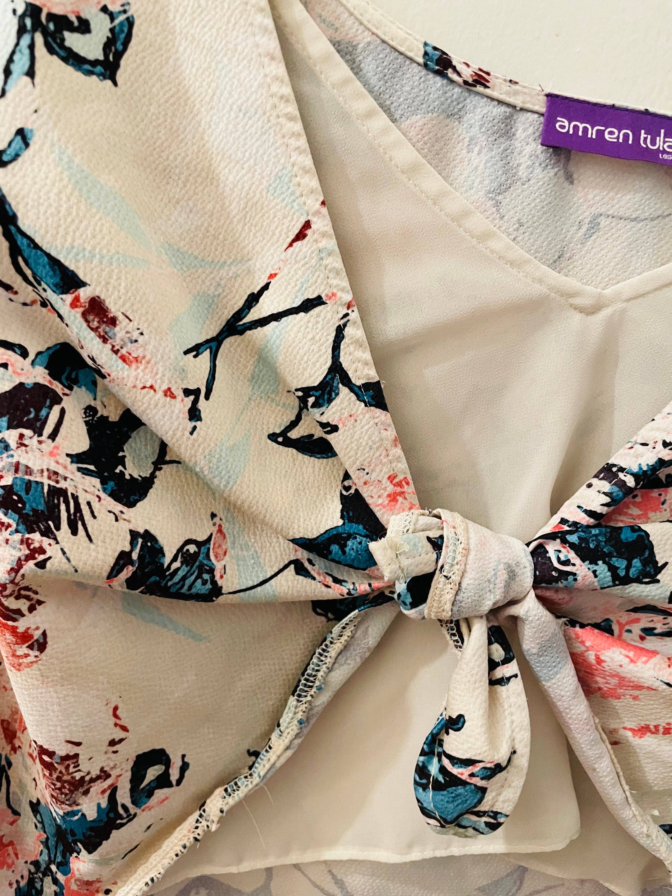 Floral Detailed Crop Top main image 1