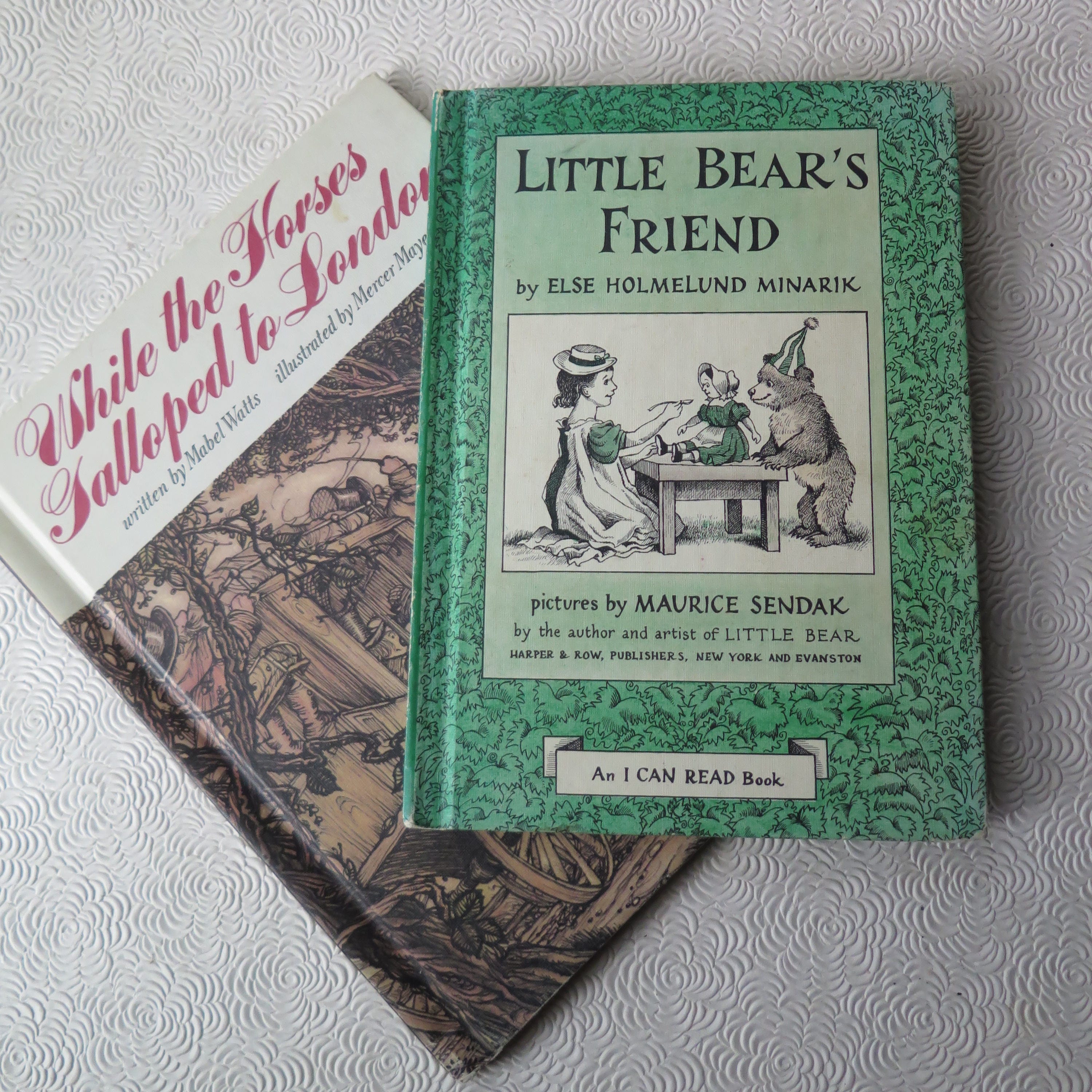 Children's Books Little Bear's Friend While the Horses | Etsy