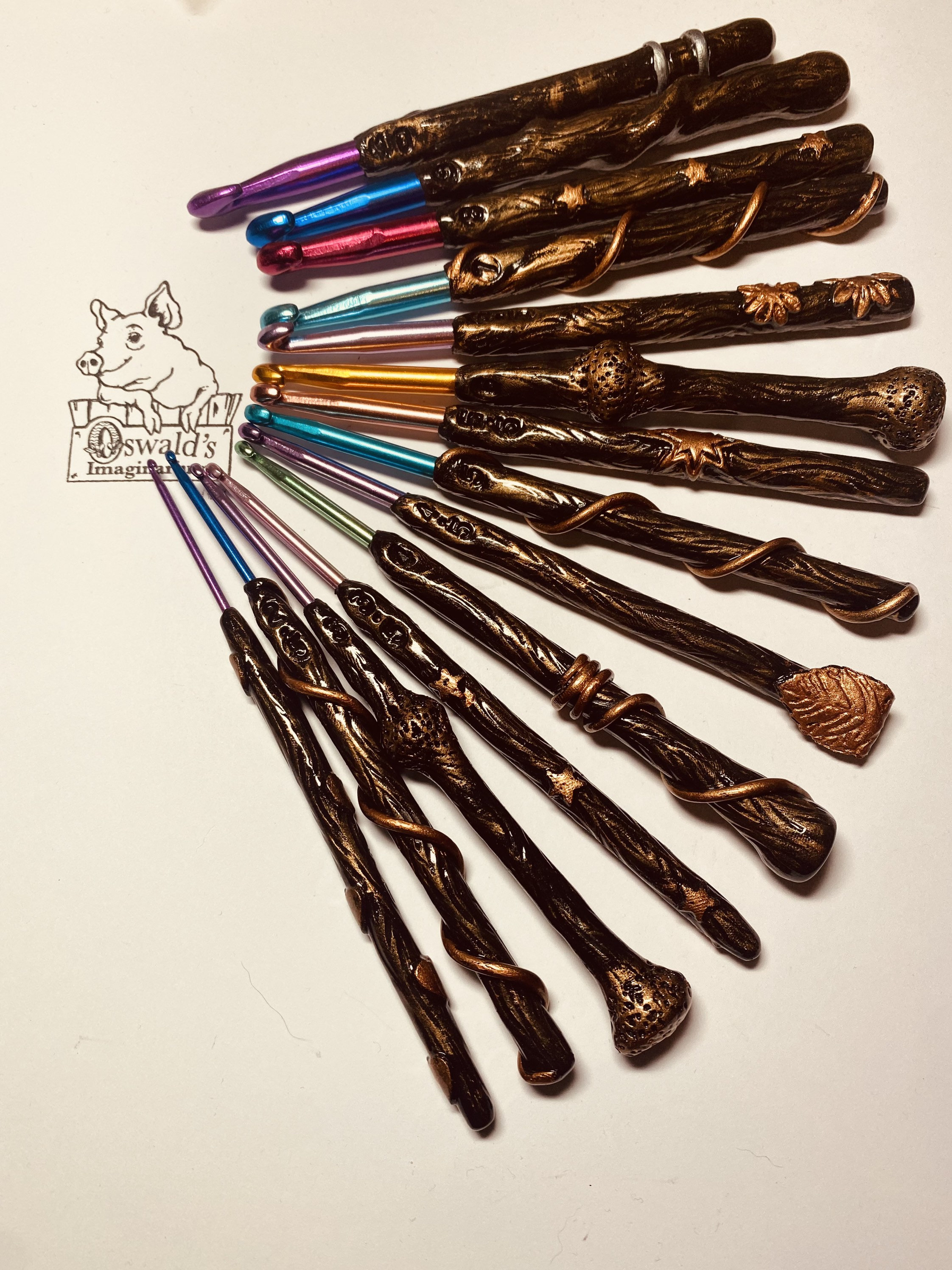 Individual Magic Wand Crochet Hooks