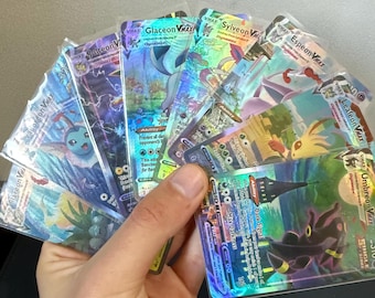 Eeveerations evolving Skies und Fusion Strike - Pokemon Fan Made Karte - Nachtara, Sylveon, Laubblatt, Espeon, Blitzos, Glazeon, Aquaeon, etc