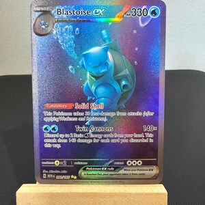 カメックスexゼニガメ - ポケモンファンメイドカード151 SIRプロキシカスタムテクスチャ