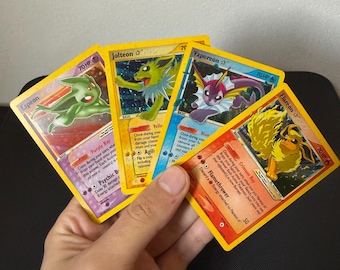 Pokemon Fan Karte GOLD Stern Karten - Benutzerdefinierte Proxy eeveesolutions holo vintage mid era