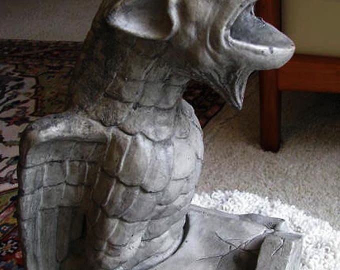 Gargoyle Downspout functional original is From the Notre Dame Cathedral