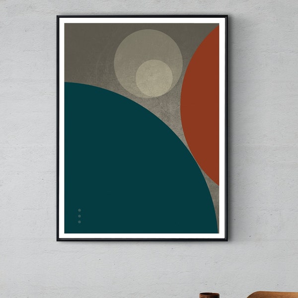 Teal and Orange Etsy