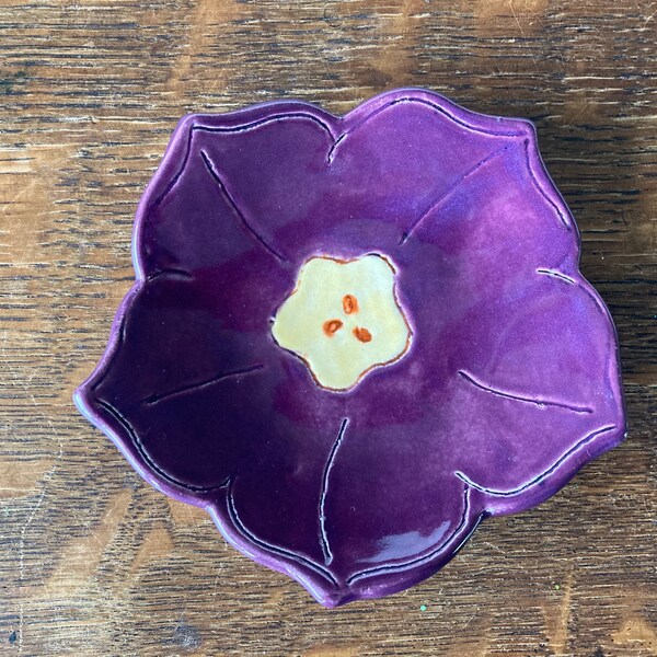 Purple Spoon Rest Etsy