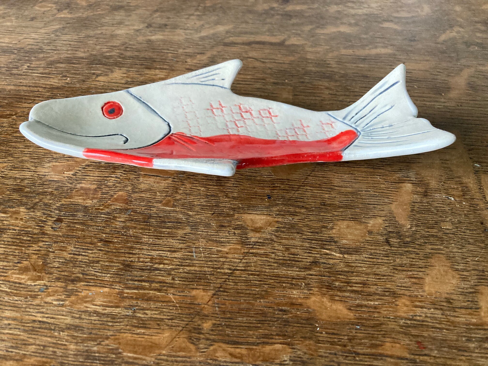 SPOON REST CERAMIC Coral Fish Stoneware hecho a mano Etsy