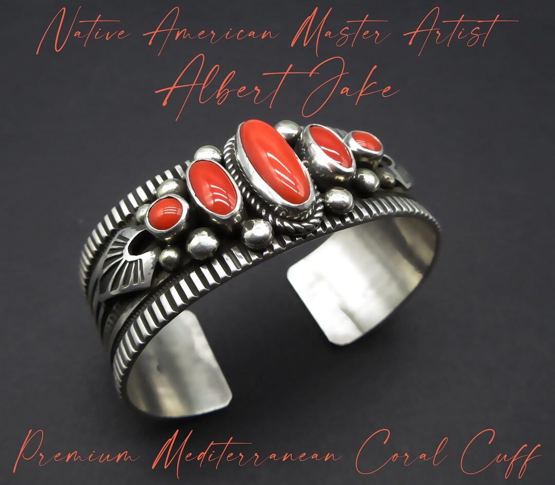 Opulent Vintage Native American Navajo Red Mountain Turquoise Sterling Silver Bracelet Old Opulent Vintage Native American Navajo Red Mountain Turquoise Sterling Silver Bracelet Old