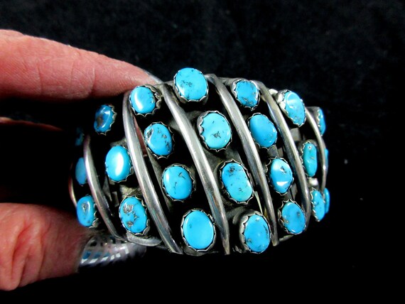 Vintage Sterling Silver Stick Pin by Navajo Silversmith Frank Sandoval