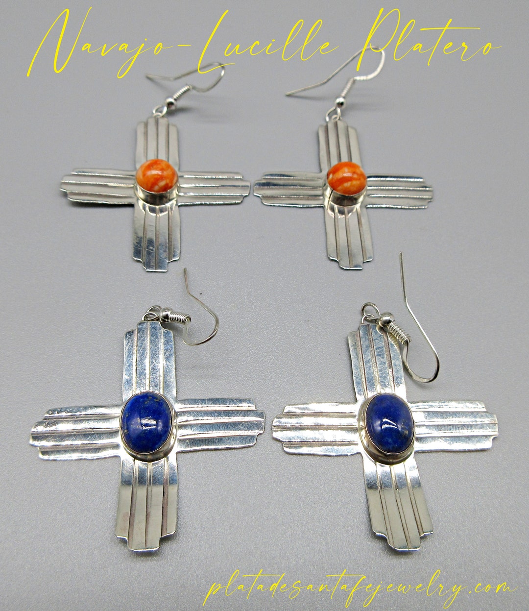 Navajo Made by LUCILLE PLATERO Hand Fabricated-new Mexico 