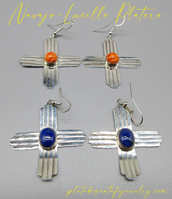 Navajo Made by LUCILLE PLATERO Hand Fabricated-new Mexico 