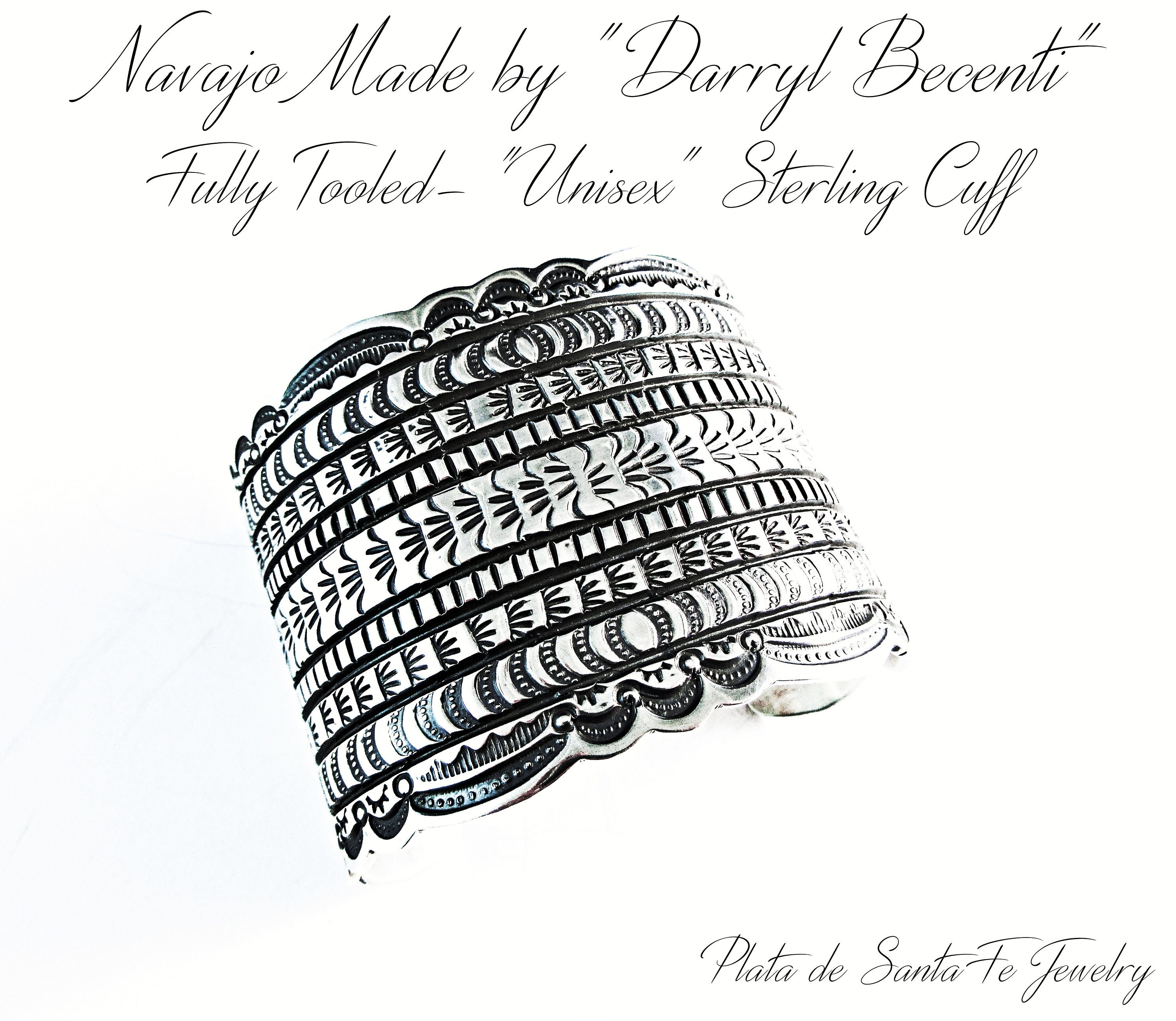 Very Important Vintage Native American Navajo Darryl Becenti Sterling Silver Ring Very Important Vintage Native American Navajo Darryl Becenti Sterling Silver Ring