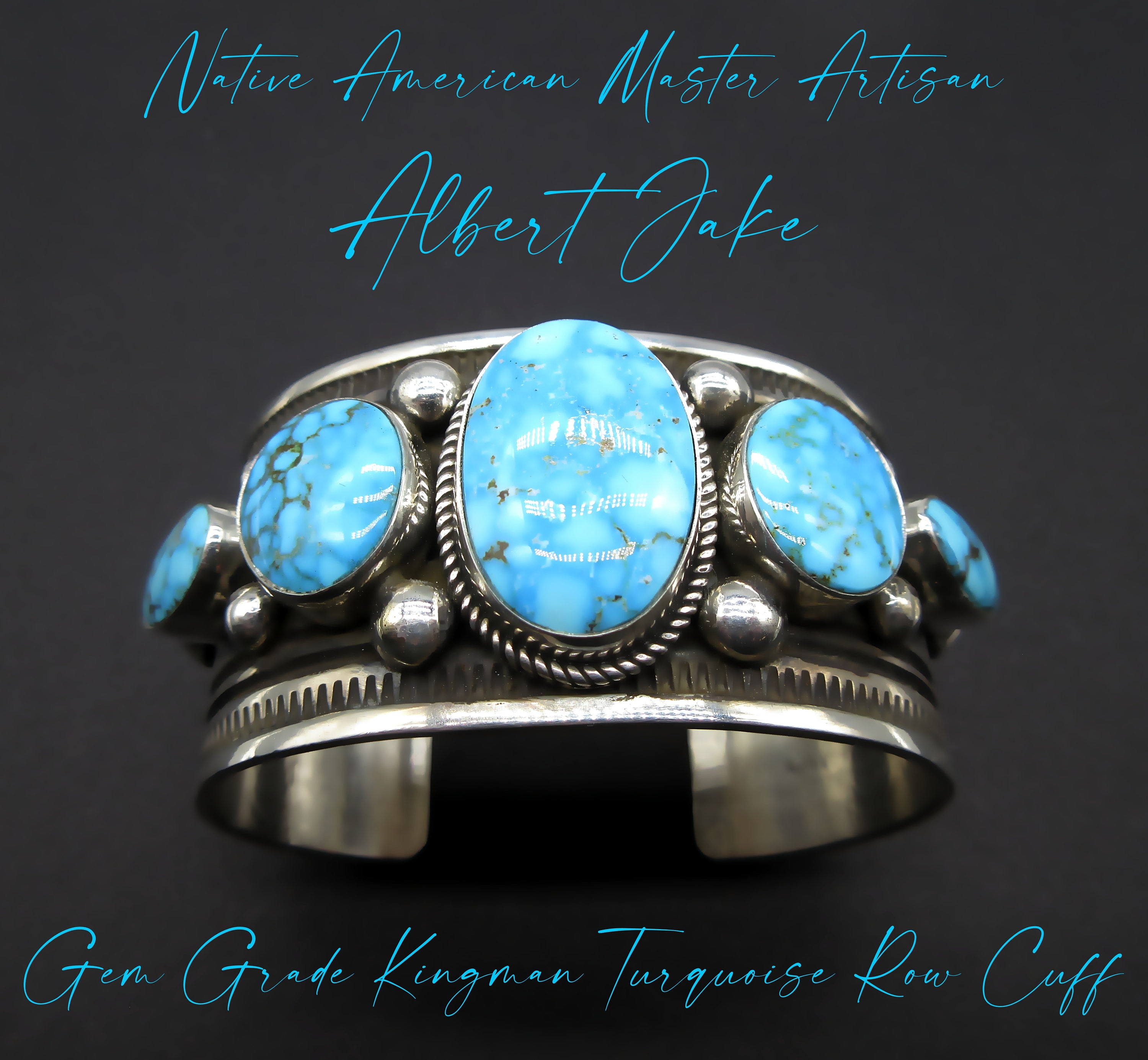 Important Vintage Navajo Ray Adakai Natural Green Turquoise Native American Jewelry Silver Thik Bracelet Important Vintage Navajo Ray Adakai Natural Green Turquoise Native American Jewelry Silver Thik Bracelet