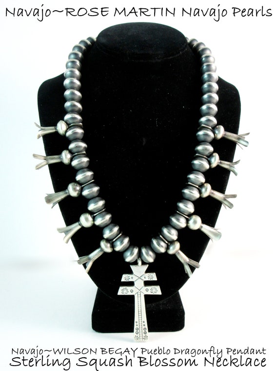 Navajo Hand-Finished1 16 Turquoise Navajo Pearl Necklace w 3-Inch Extender