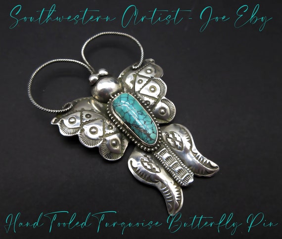 Sonunique Vintage Native American Navajo Spider Turquoise Sterling Silver Earrings Sonunique Vintage Native American Navajo Spider Turquoise Sterling Silver Earrings
