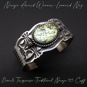 Numerous Award Winner Navajo Artisan leonard NEZ DAMELE Turquoise