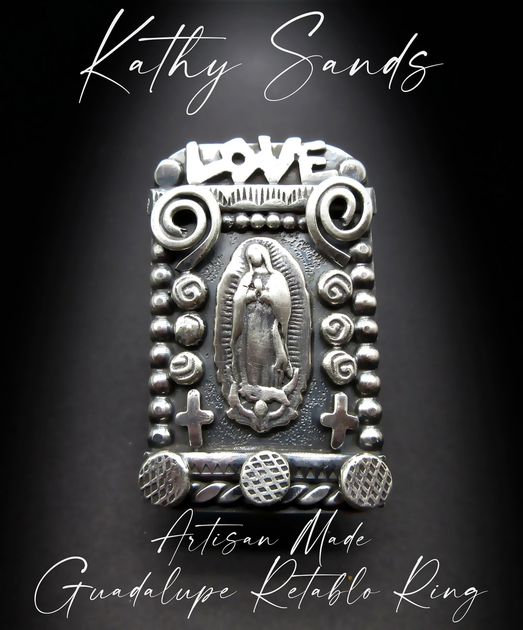 ■ビズー■K10YG■ハートのメダイ▪️お守り▪️聖品▪️マエストロの手彫り □ビズー□K10YG□ハートのメダイ▪️お守り▪️聖品▪️マエストロの