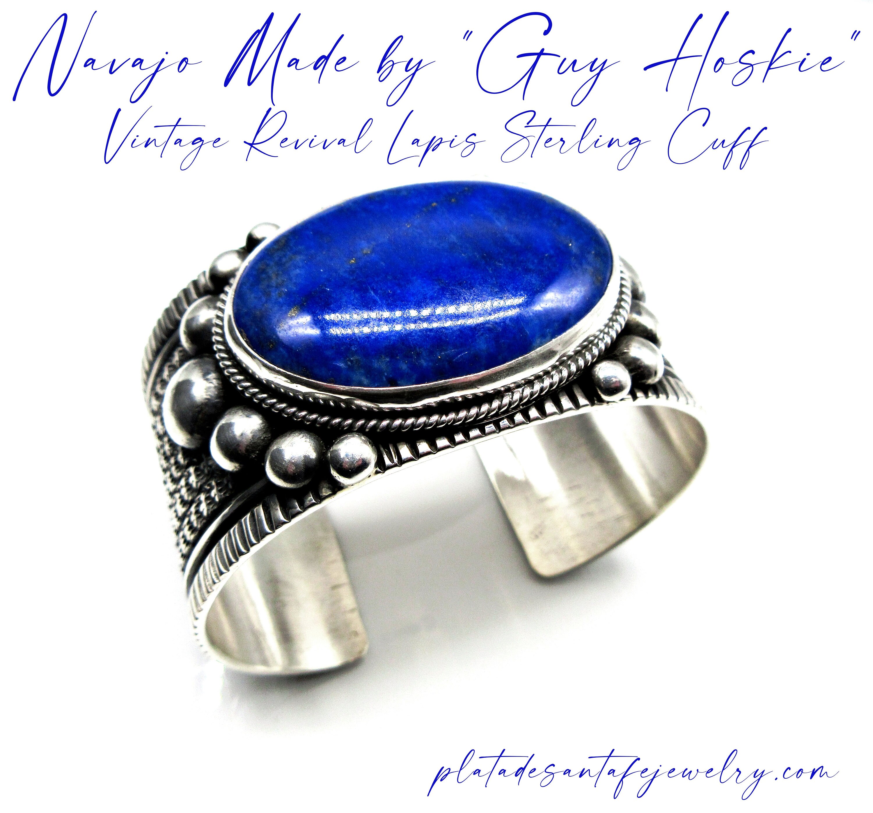 Native American Important Francisco Gomez Lapis Sterling Silver Huge Ring Old Native American Important Francisco Gomez Lapis Sterling Silver Huge Ring Old