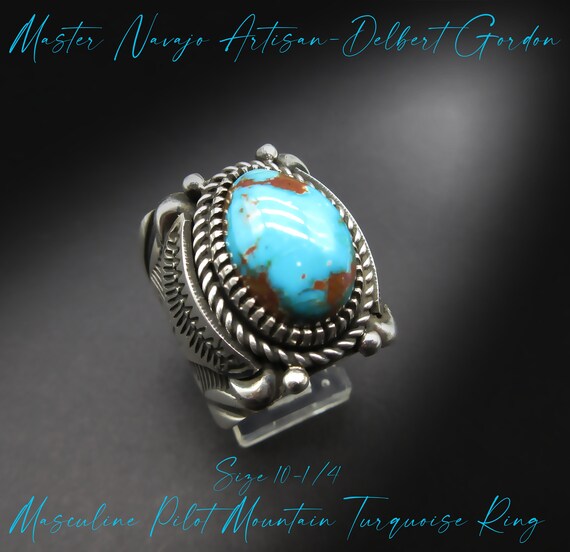 Important Vintage Native American Navajo Arviso Last Chance Turquoise Sterling Silver Bracelet Important Vintage Native American Navajo Arviso Last Chance Turquoise Sterling Silver Bracelet