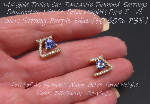 EXQUISITE-Periwinkle Color-20 Trillion Cut-VVS-VS… - image 6