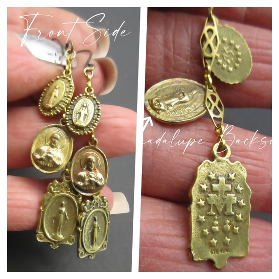 Vintage 1930's-40's Religious Holy Medals-Miracul… - image 3