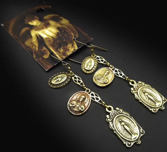 Vintage 1930's-40's Religious Holy Medals-Miracul… - image 4