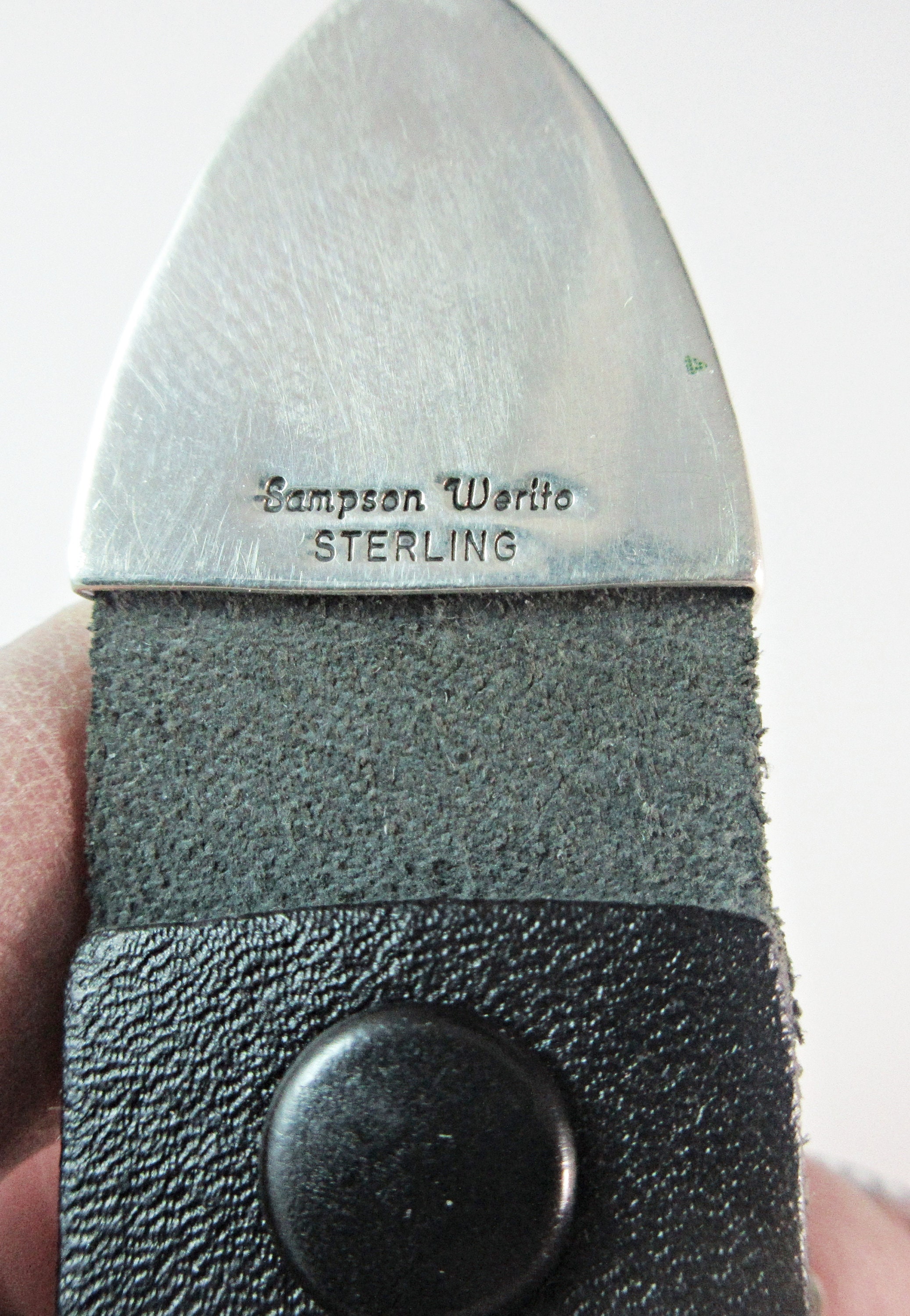 Navajo- SAMPSON Werito-handsome & Well Made- Lapis-sterling