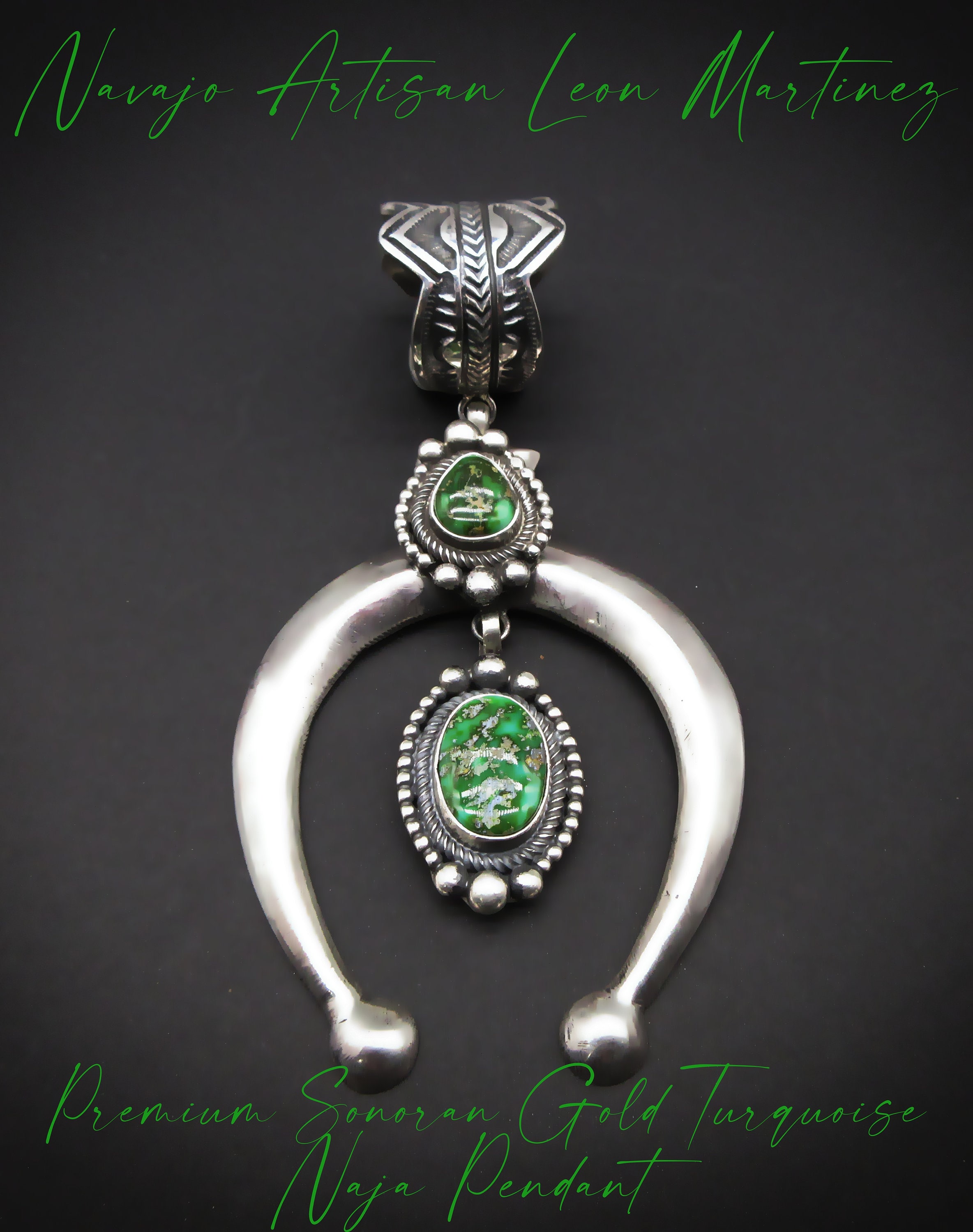 Phenomenal Vintage Native American Hopi Signed Kingman Cluster Sterling Silver Necklace Phenomenal Vintage Native American Hopi Signed Kingman Cluster Sterling Silver Necklace