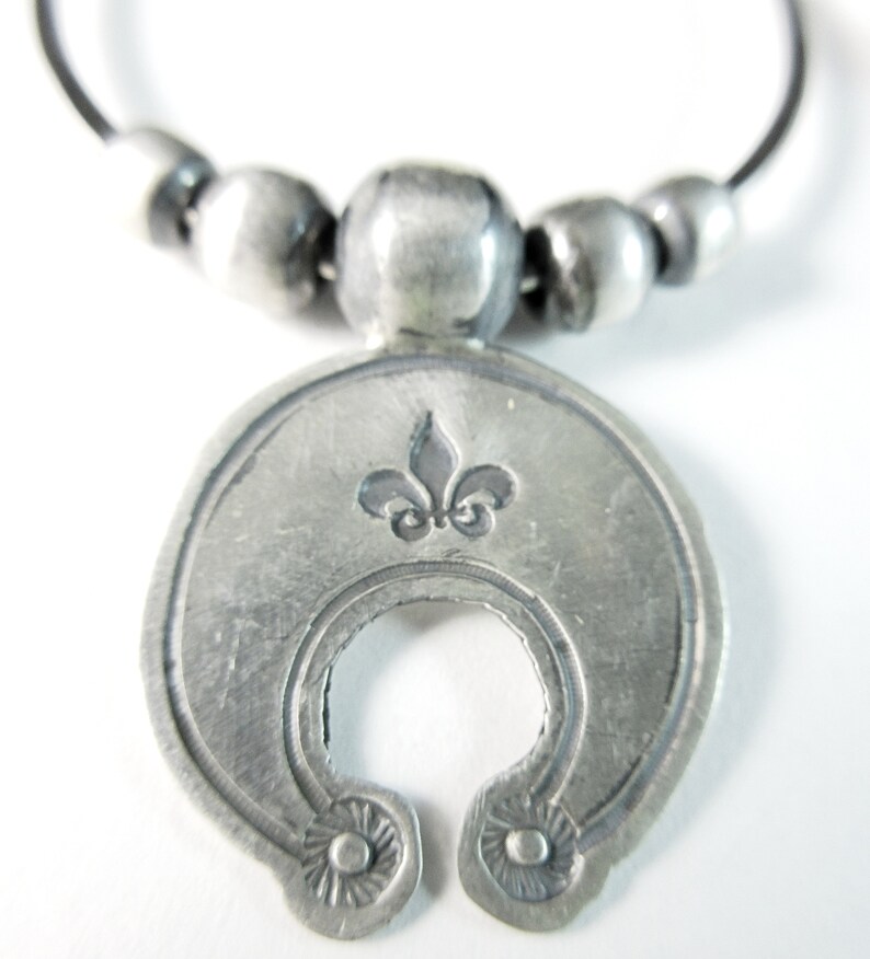 DON LUCAS Hand Pounded Hoop NAJA Charm Dangle Navajo Pearl Etsy