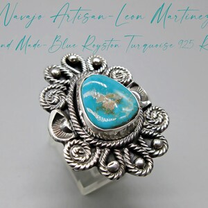 Royston Four-corners Cluster Sterling Silver Ring Handmade