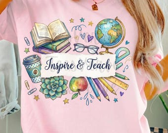 Design personalizzato con nome dell'insegnante in stile retrò a forma di matita, download digitale PNG per il ritorno a scuola, tipografia personalizzata per la classe, per la sublimazione.