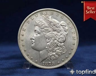 1878 Morgan Silver Dollar Rare Key Date Alte US Münze für Sammler